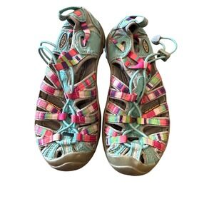 KEEN Girls' Waterproof Sandals‎ Multi Color Sport Hiking Shoes